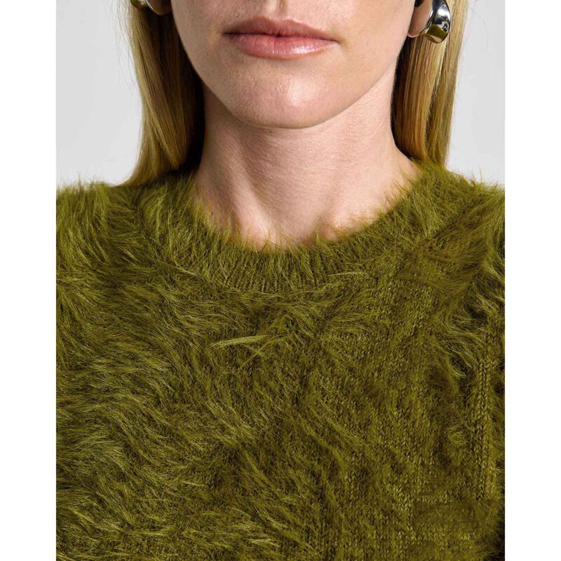 Cue Fluffy Short Sleeve Knit image number 2